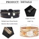Womens Leather Wrap Bracelet Baroque Pearl Cuff Multi Layer Druzy Stone Wrap Gorgeous Gold Tube Bangle Handmade Wristbands Jewelry With Magnet Clasp Womens Leather Wrap Bracelet Baroque Pearl Cuff Multi Layer Druzy Stone Wrap Gorgeous Gold Tube Bangle Handmade Wristbands Jewelry With Magnet Clasp